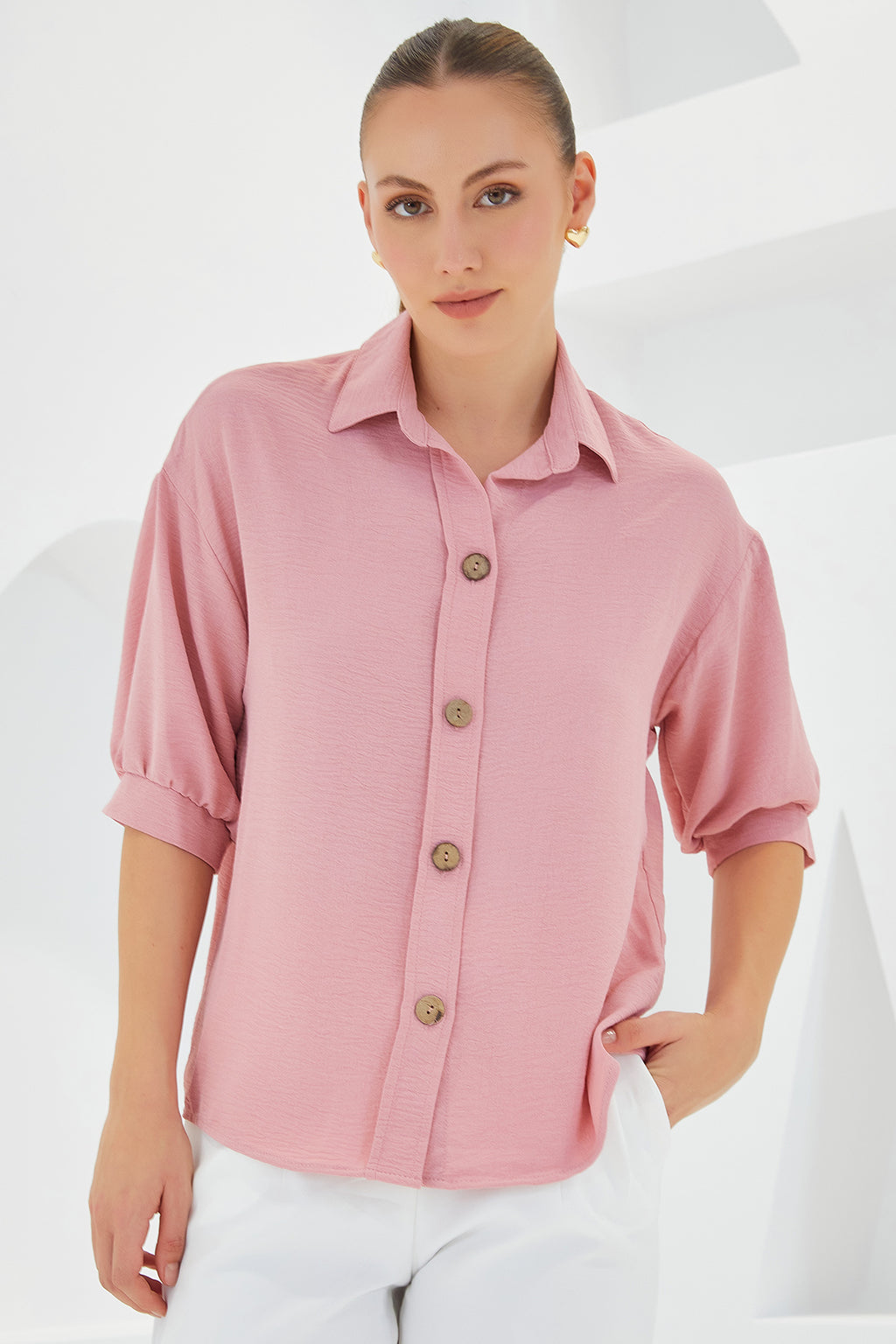 Pink Women Shirt