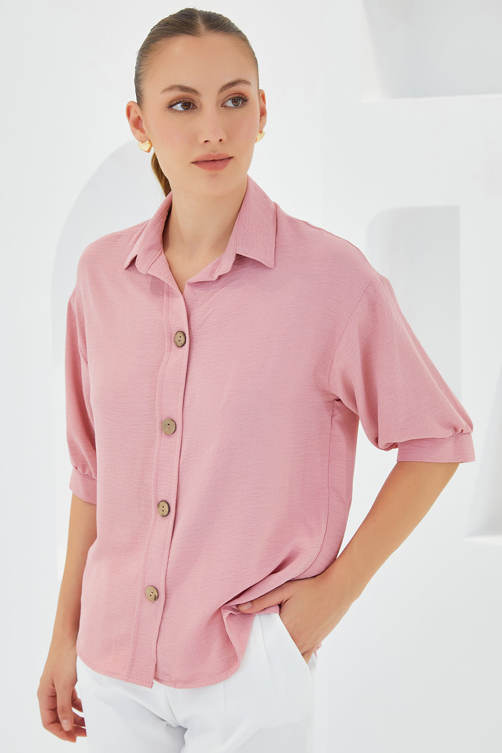 Pink Women Shirt