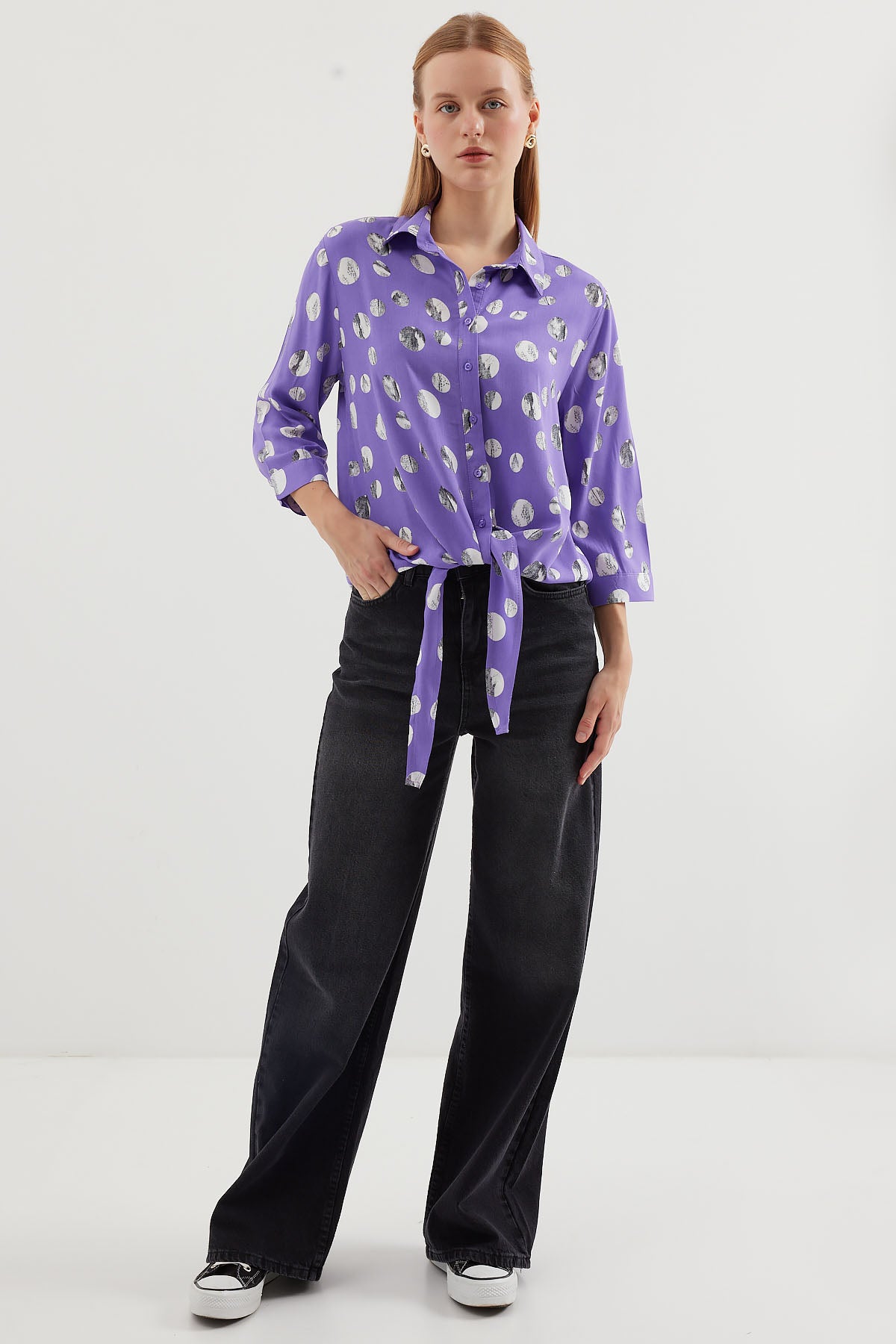 Lilac Women Shirt