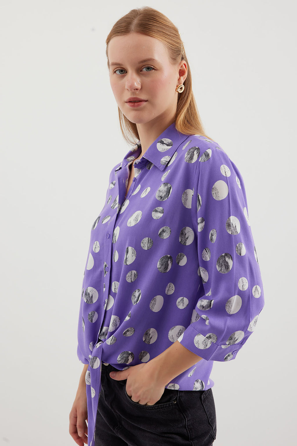 Lilac Women Shirt