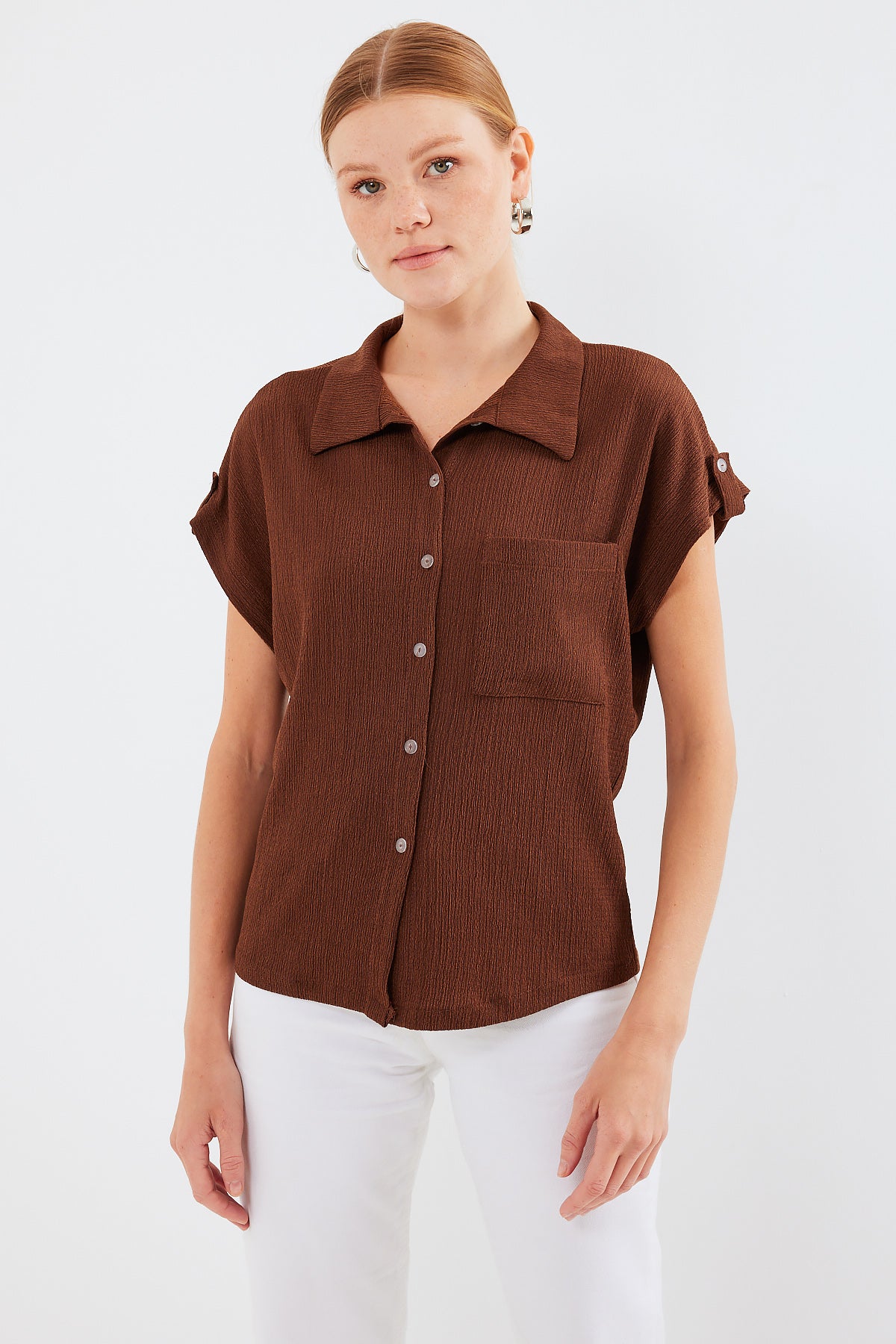 Brown Women Shirt