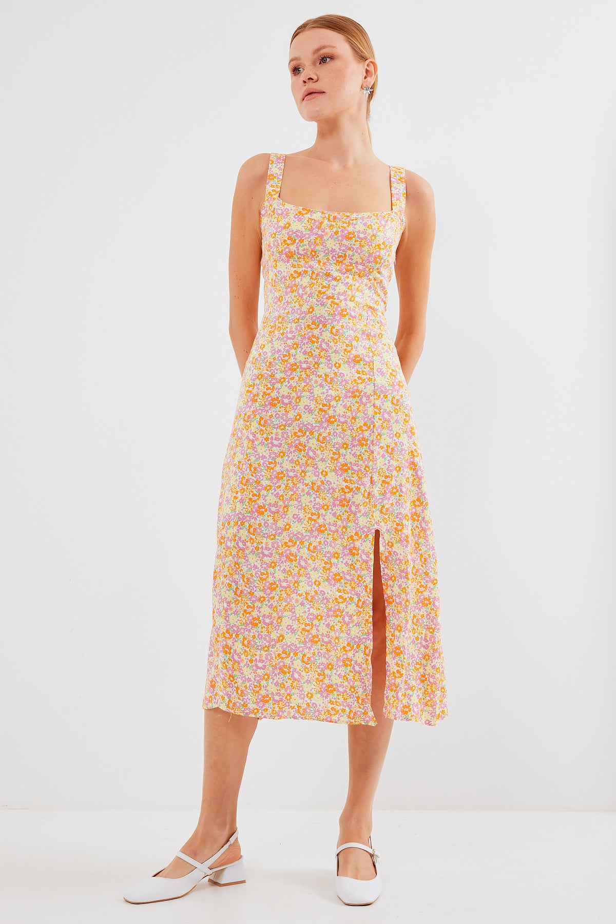 Orange Women Dress