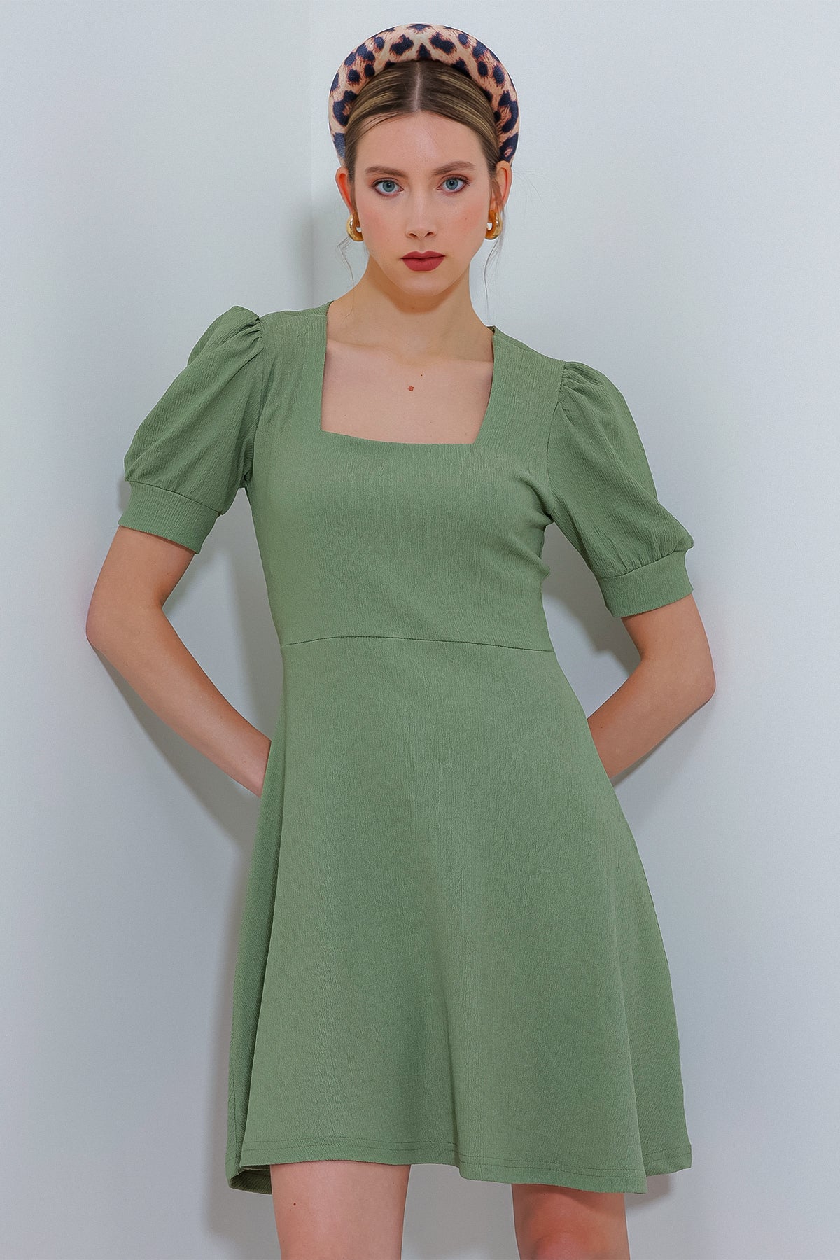 green Women Dress