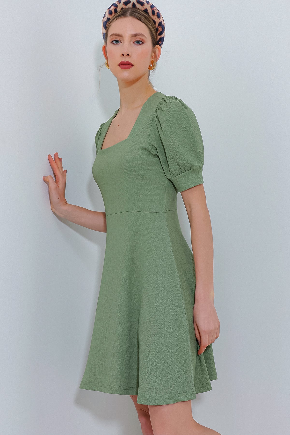 green Women Dress