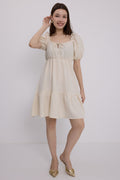 Beige Women Dress