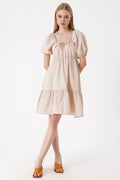 Beige Women Dress