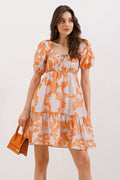 Orange Women Dress