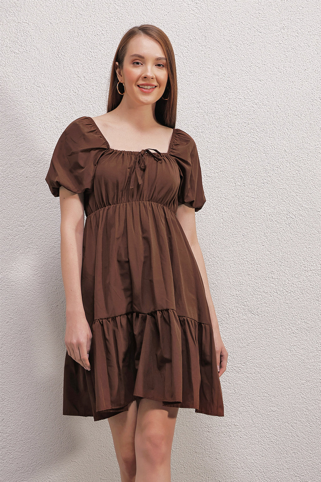 Brown Women Dress