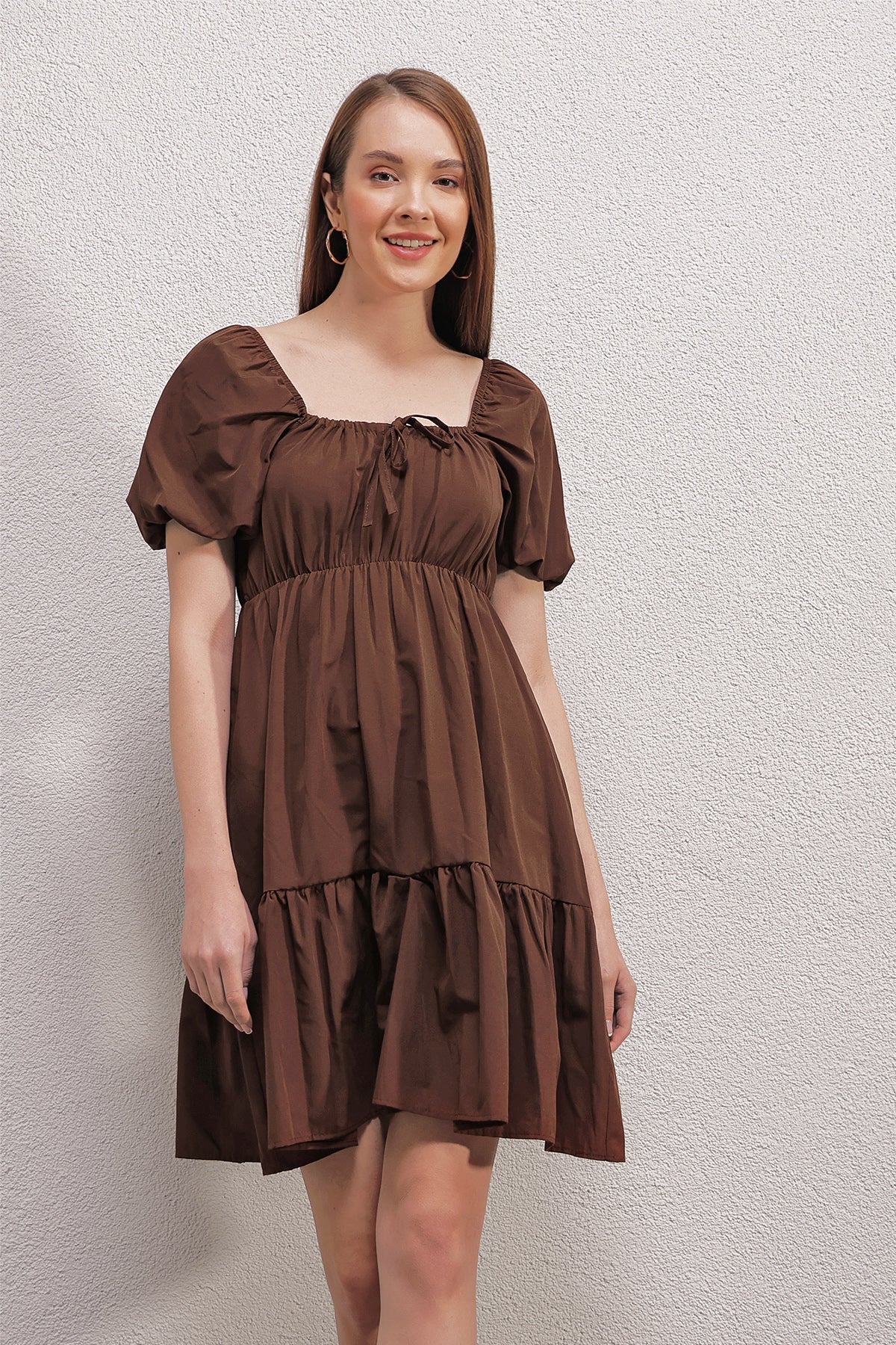 Brown Women Dress