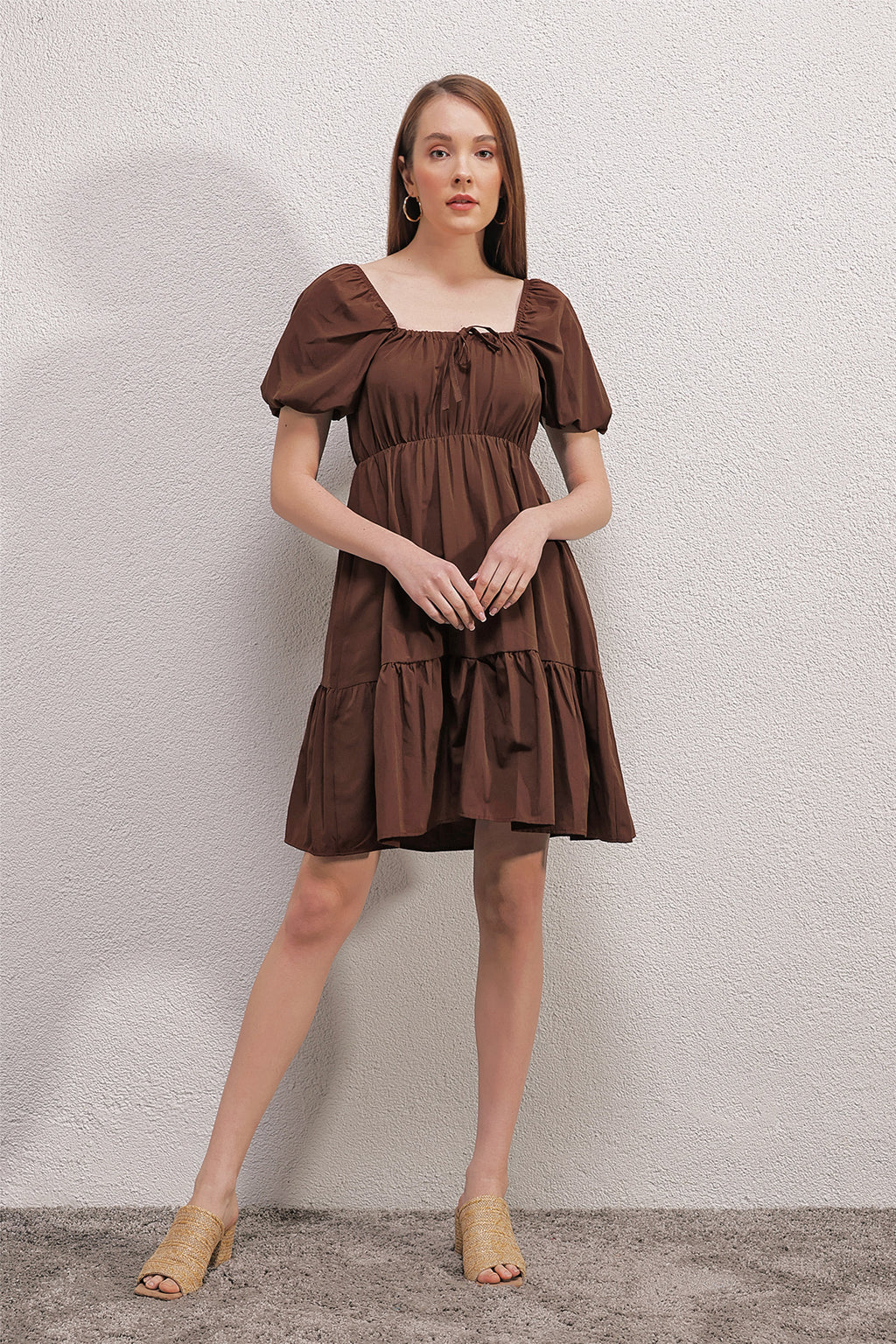 Brown Women Dress