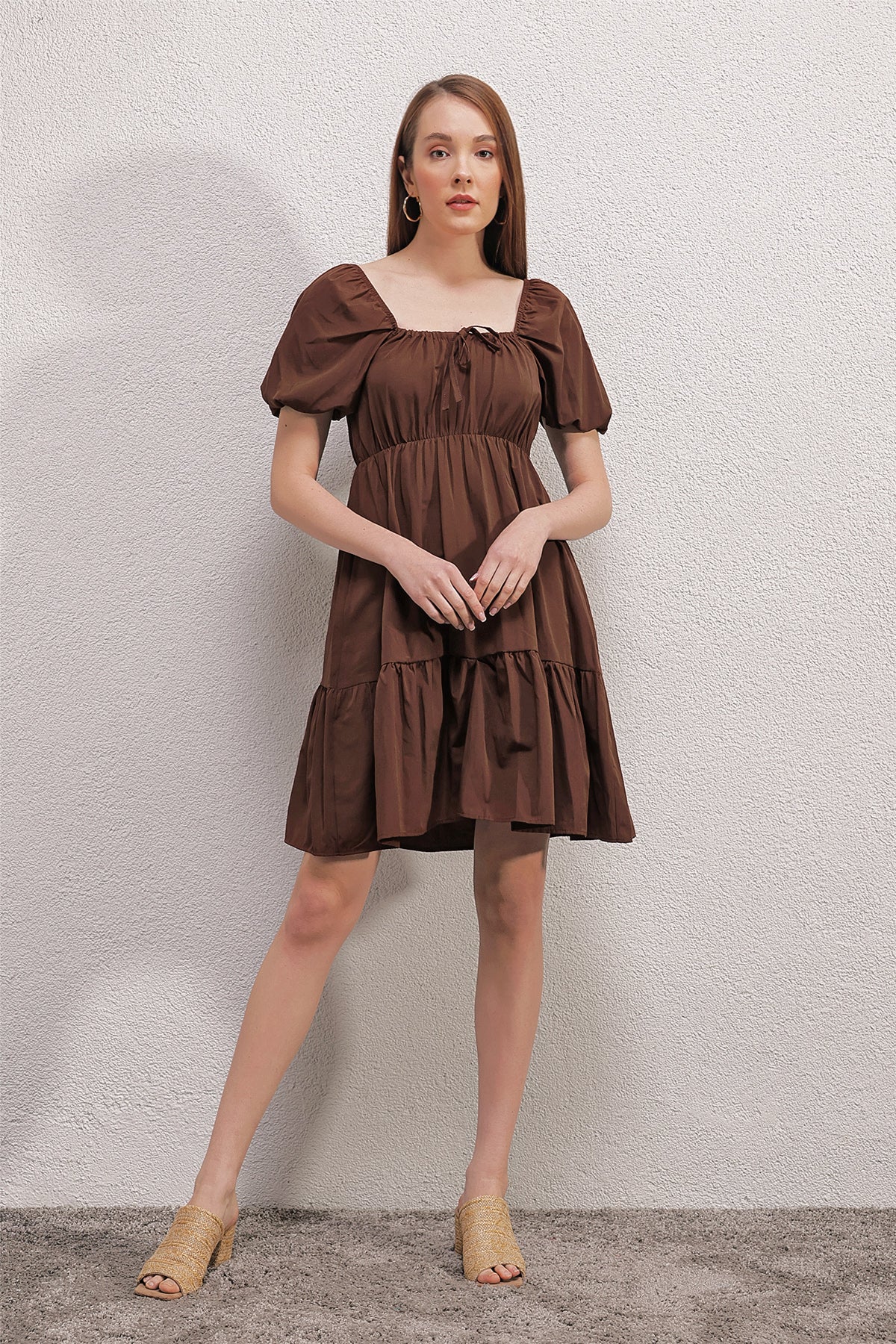 Brown Women Dress