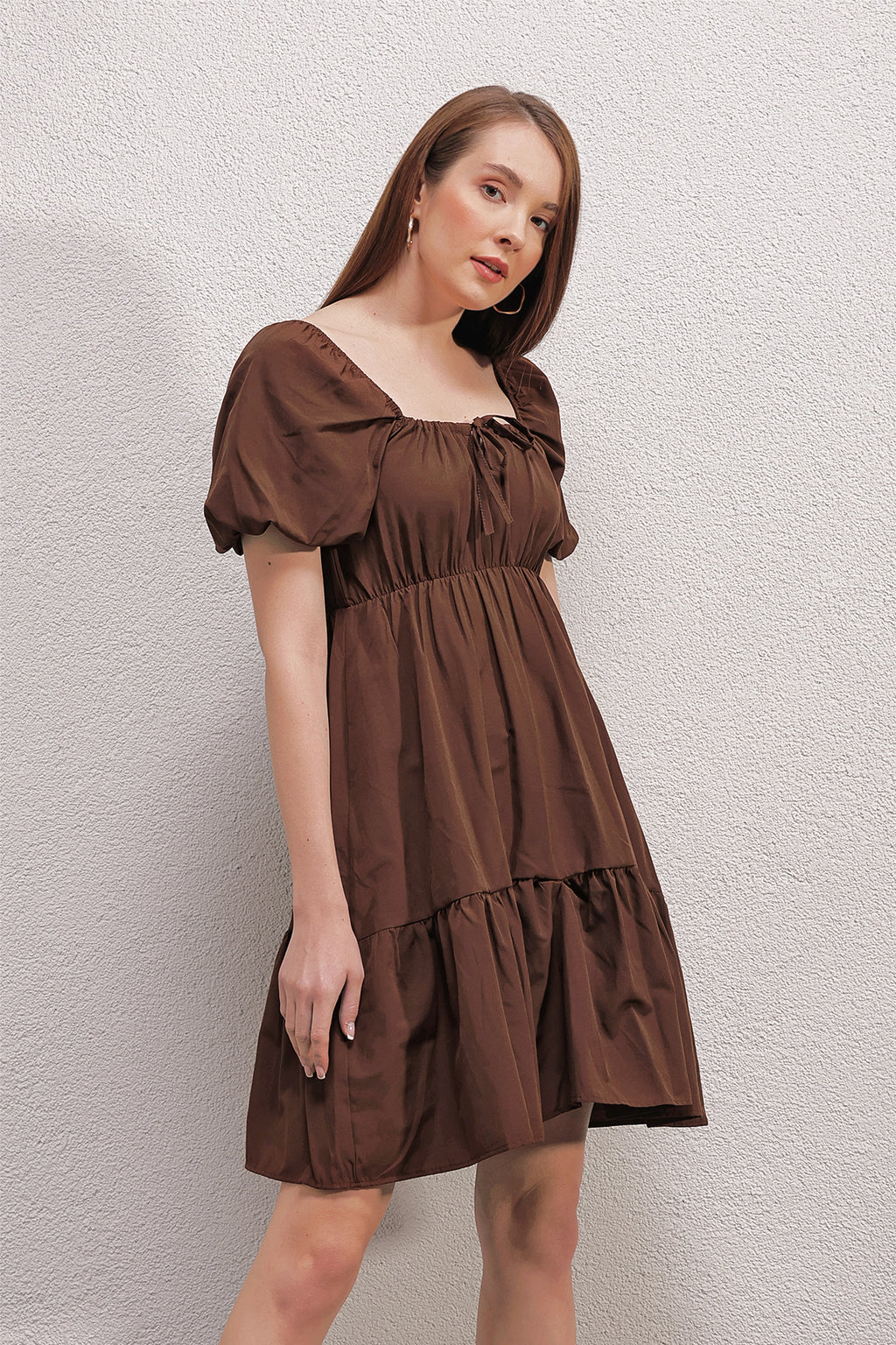 Brown Women Dress