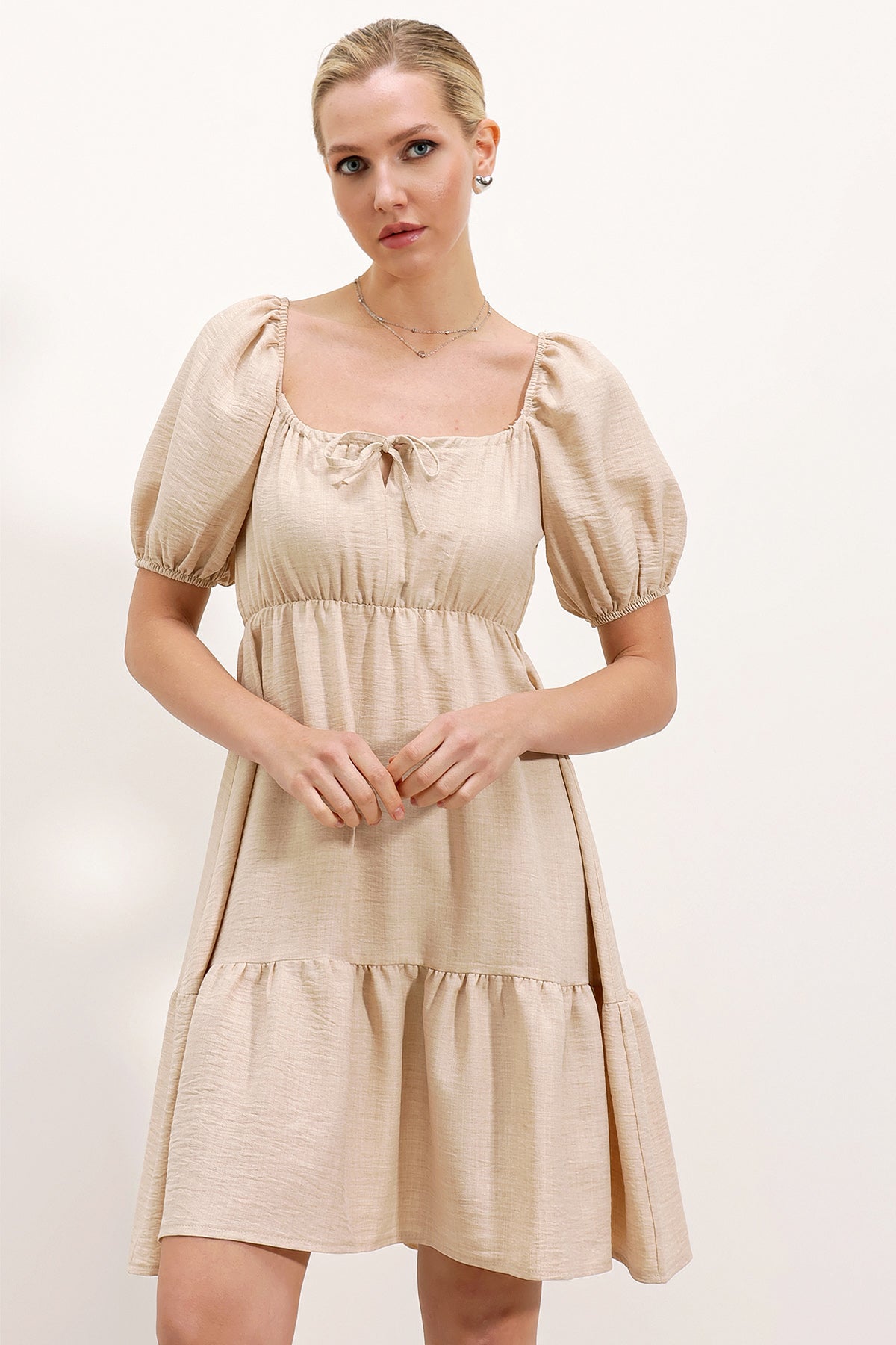 Cream Women Dress