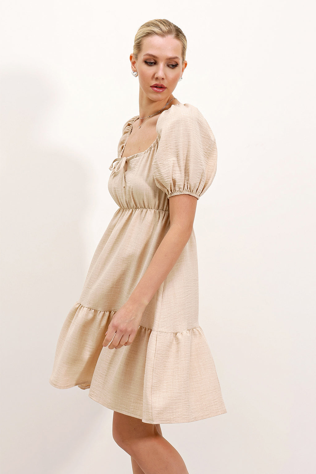Cream Women Dress