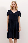Navy Blue Women Dress