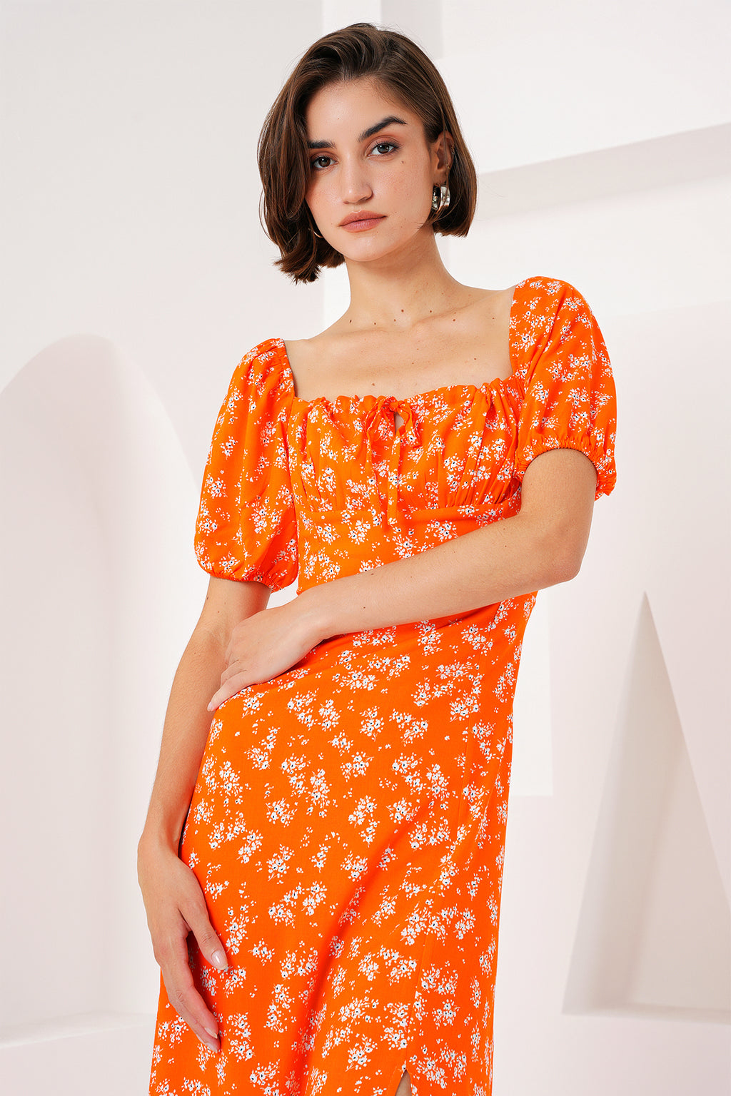 Orange Women Dress