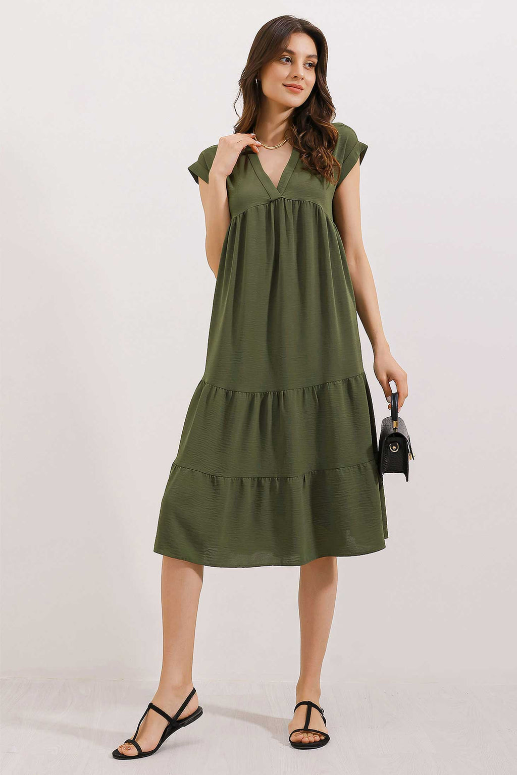 Khaki Women Dress