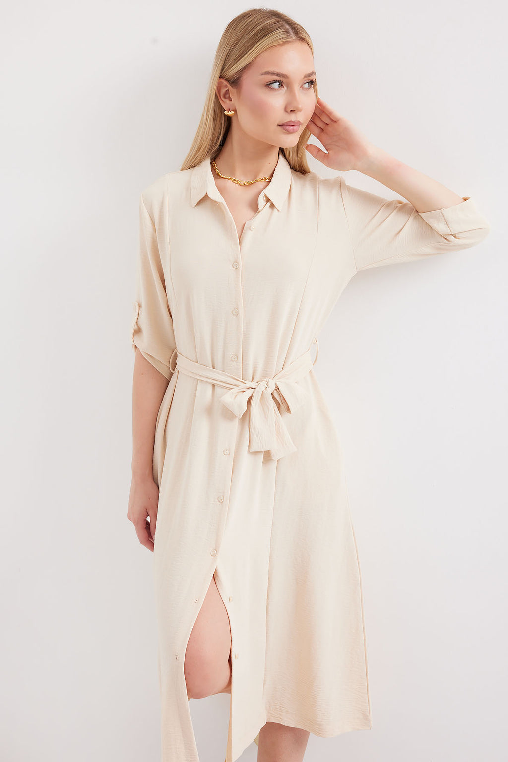 Cream Women Dress