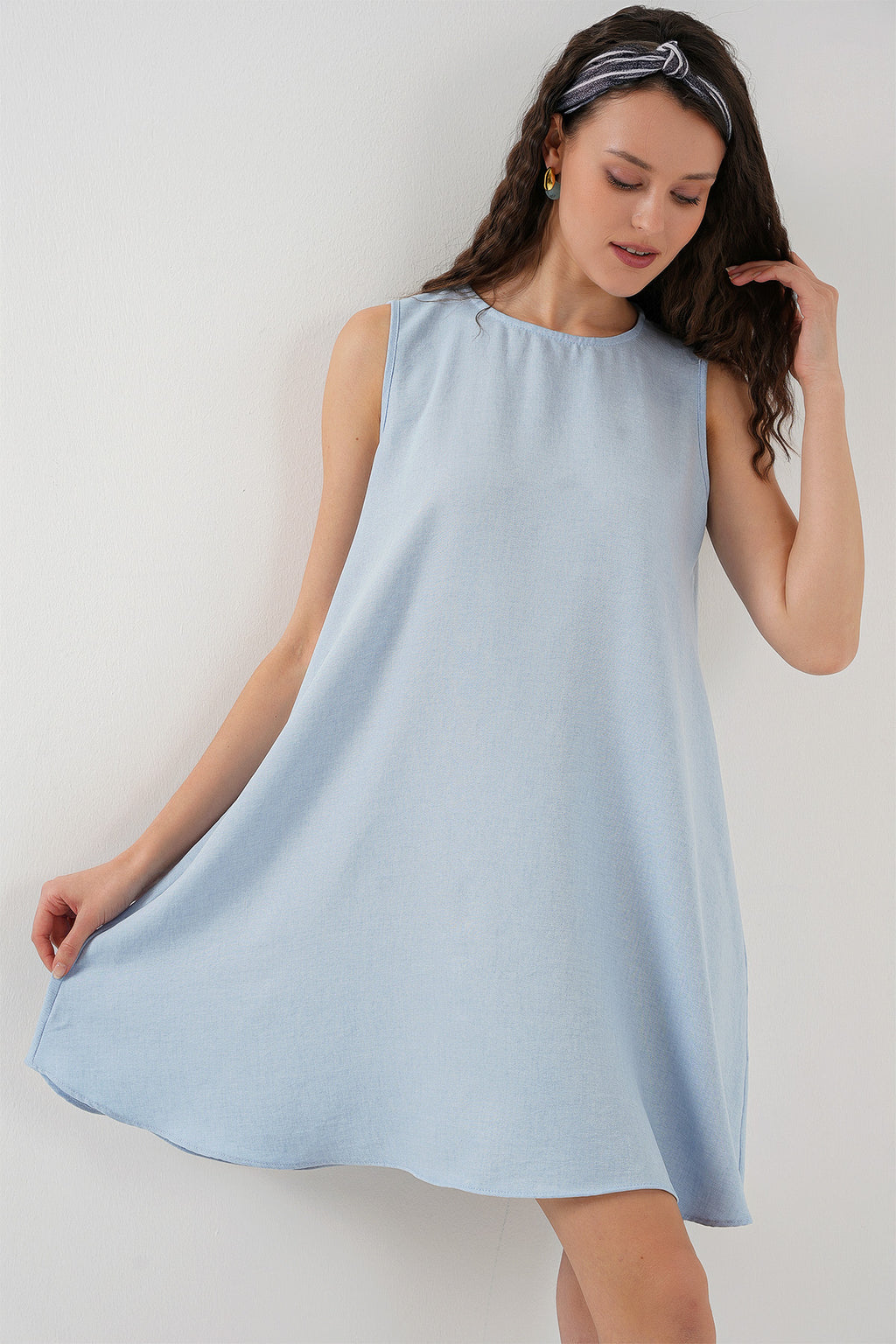 Light Blue Women Dress