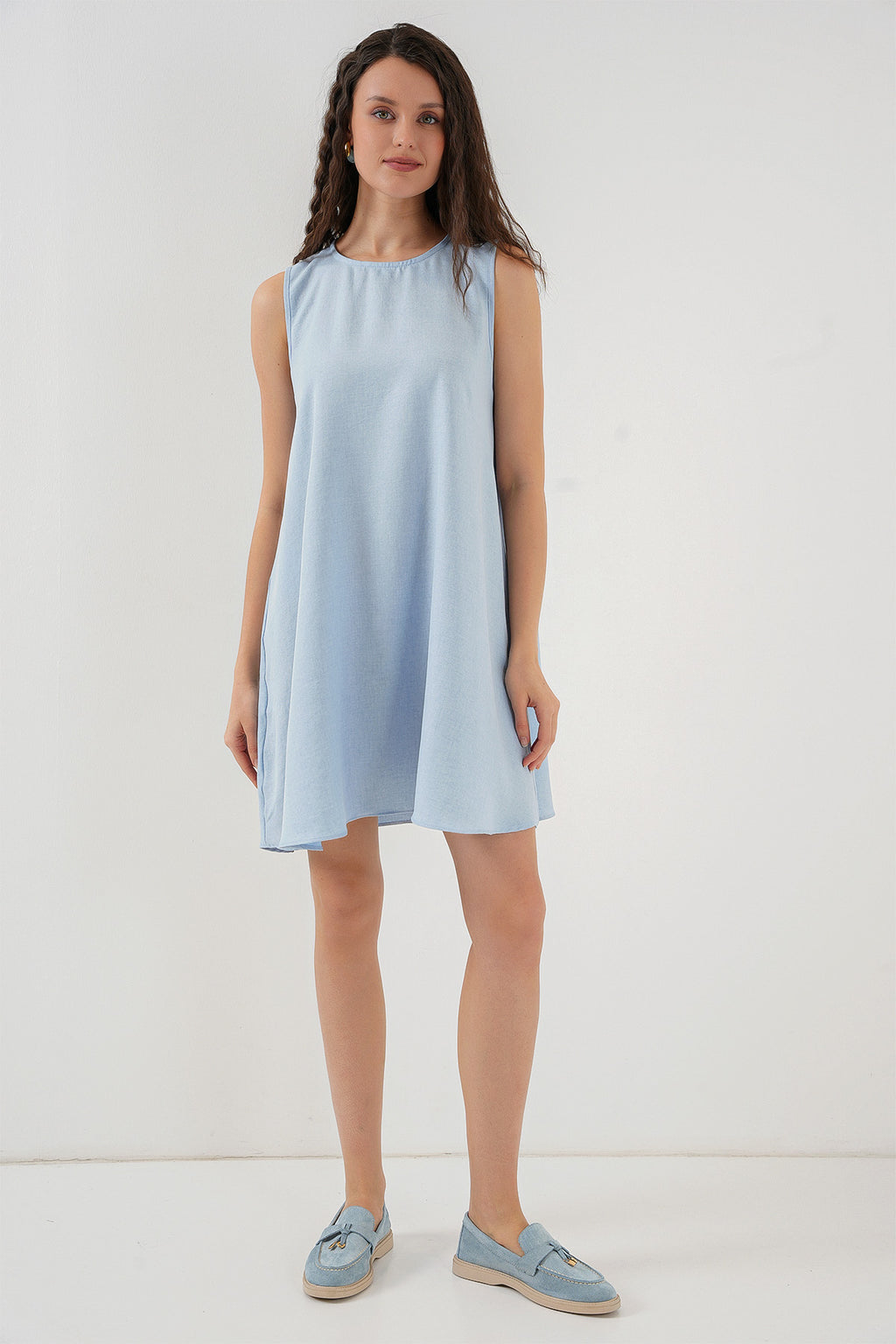 Light Blue Women Dress