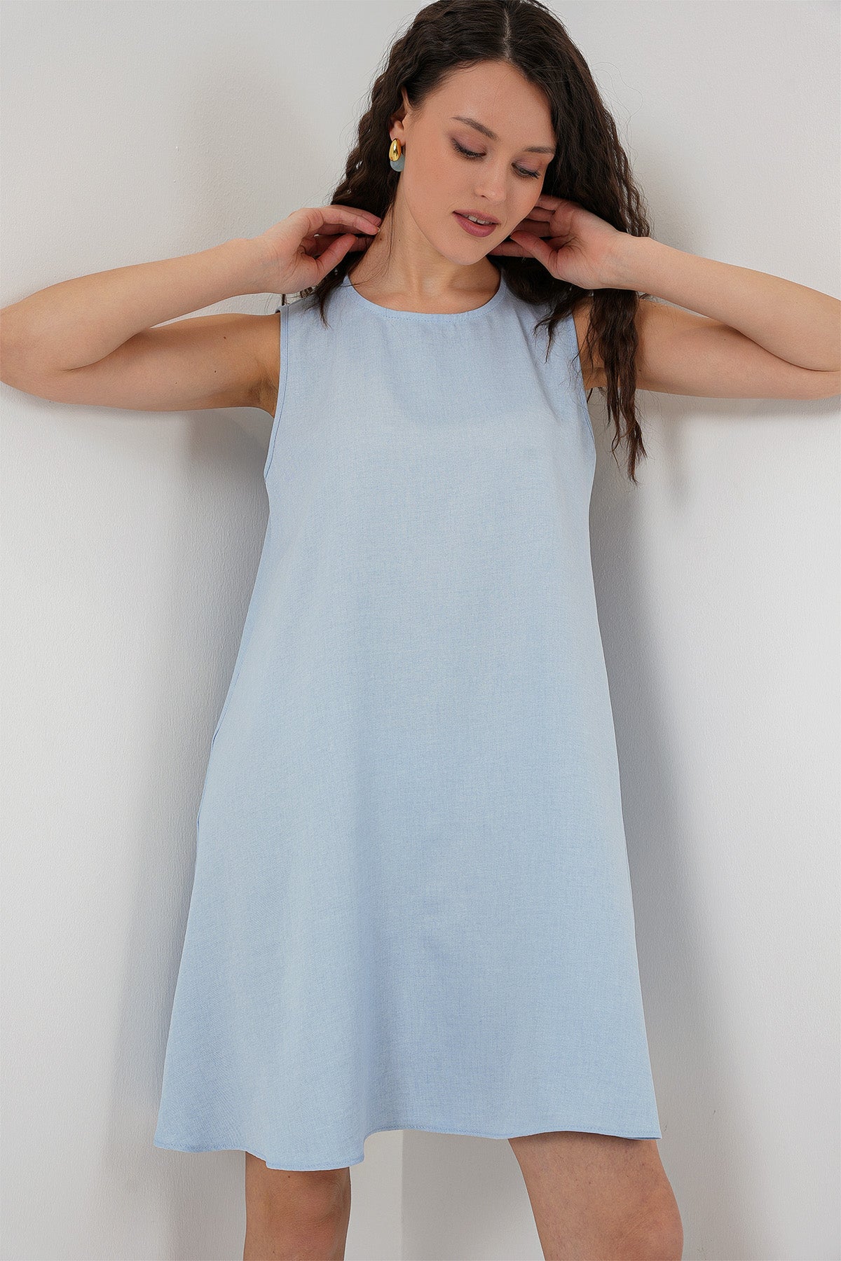 Light Blue Women Dress