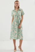 green Women Dress