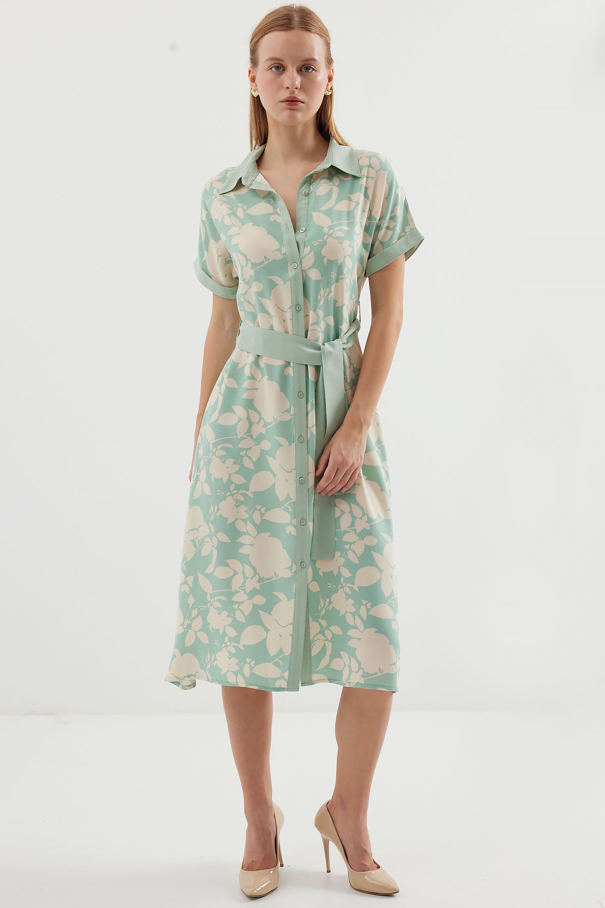 green Women Dress