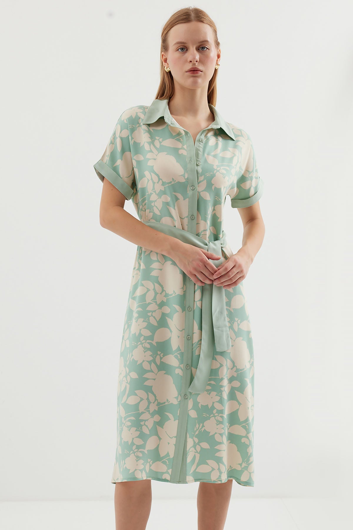 green Women Dress