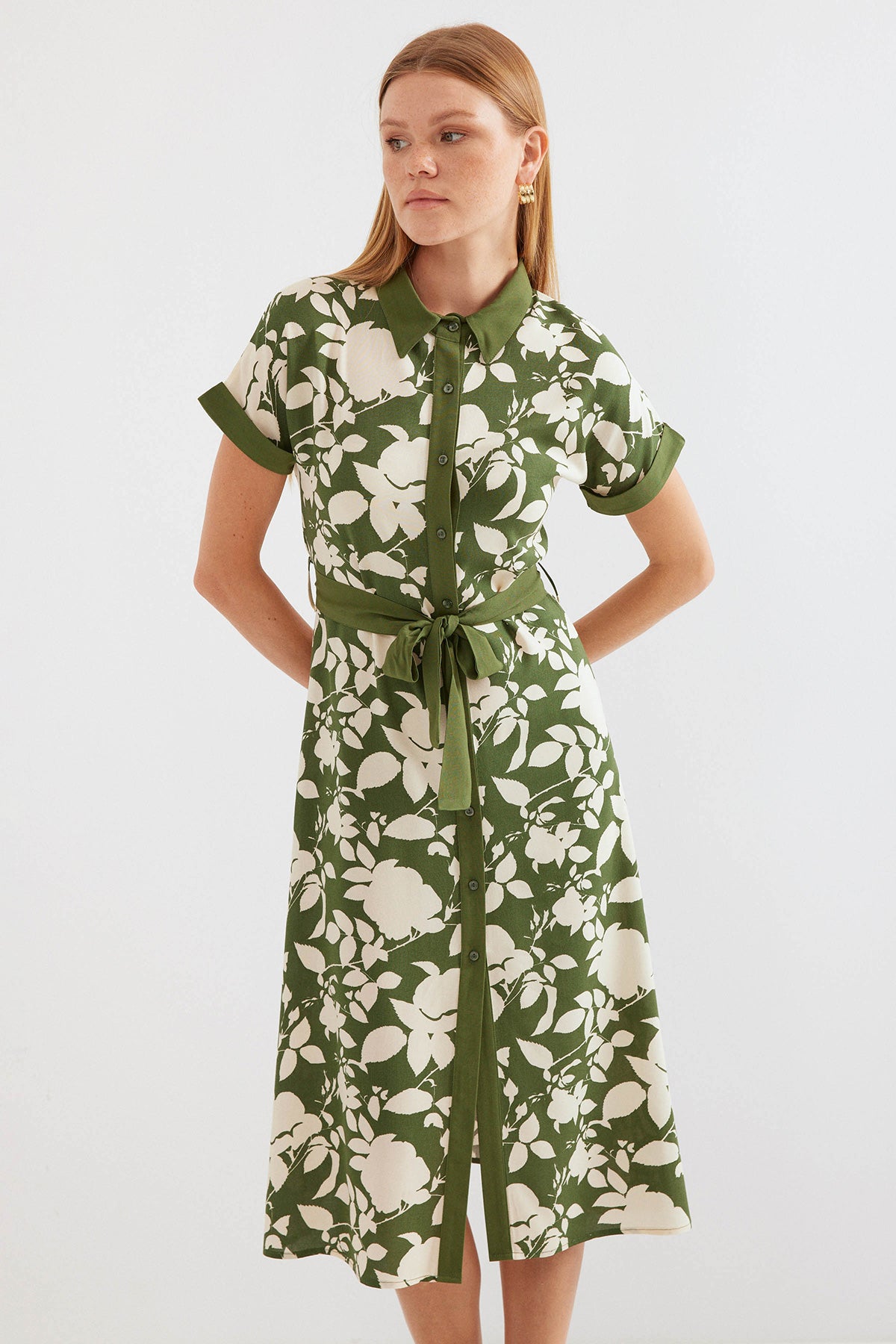 Khaki Women Dress