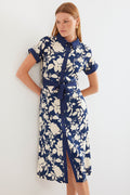 Navy Blue Women Dress