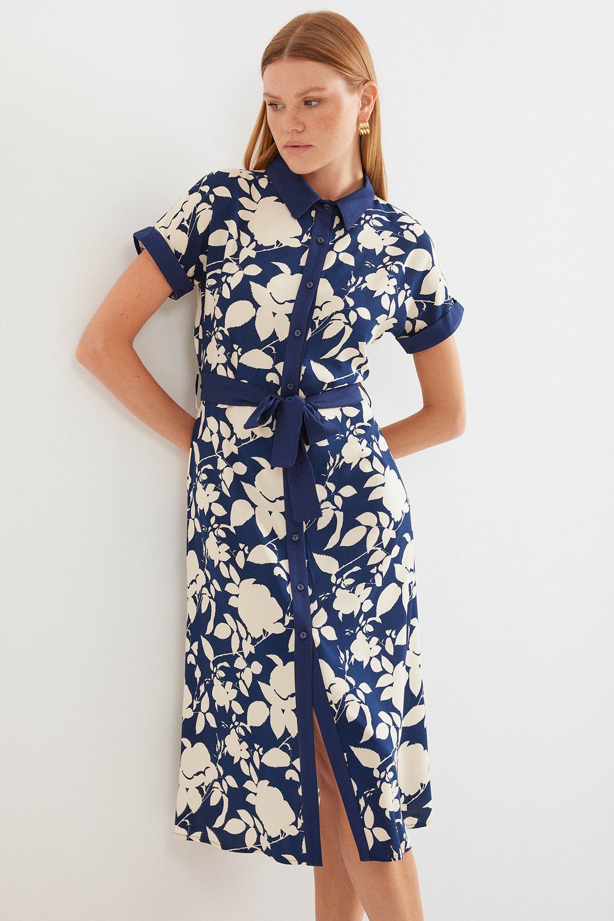 Navy Blue Women Dress