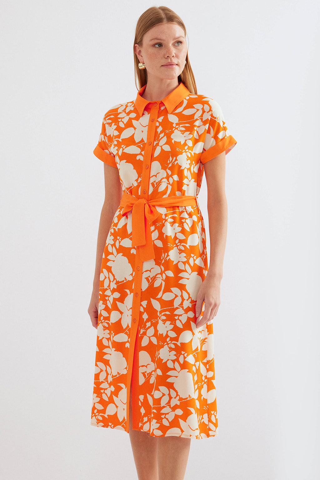 Orange Women Dress