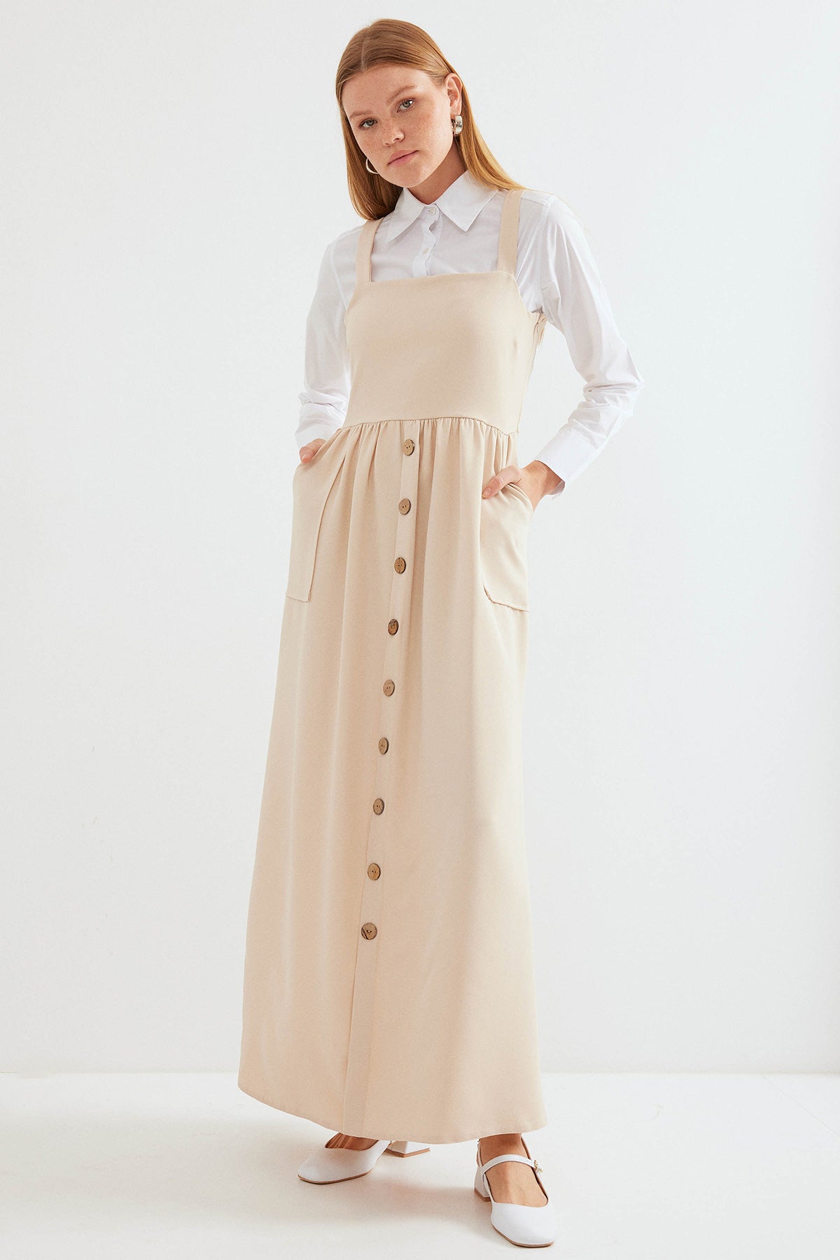 Cream Women Dress