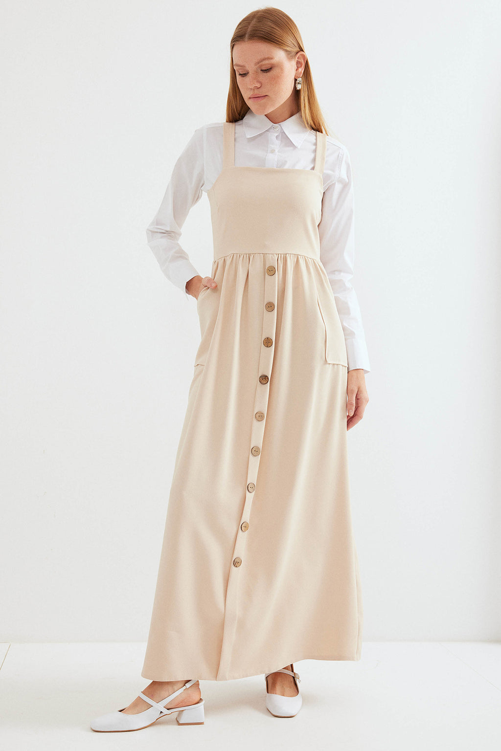 Cream Women Dress