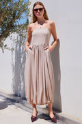 Beige Women Dress