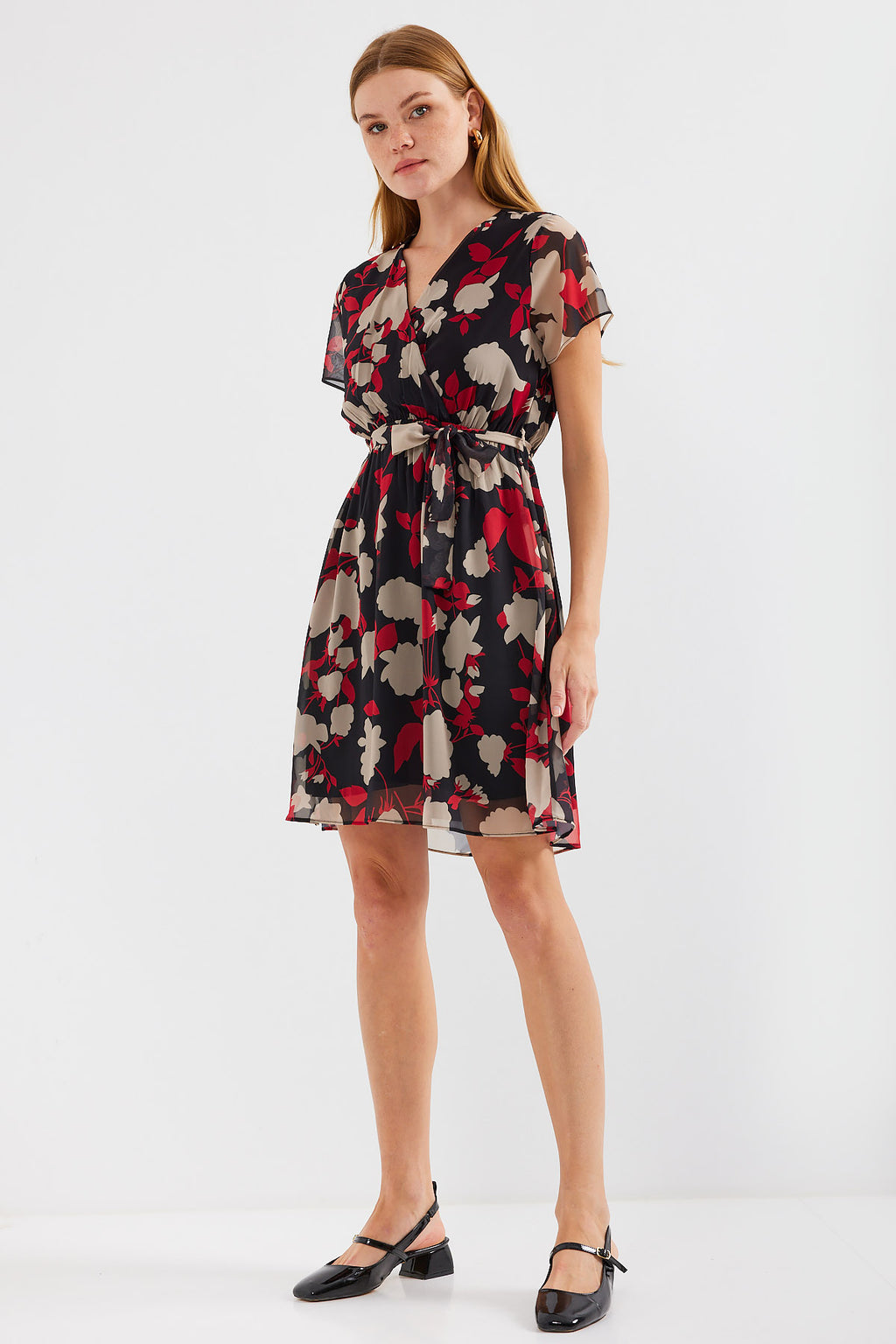 Burgundy Women Dress