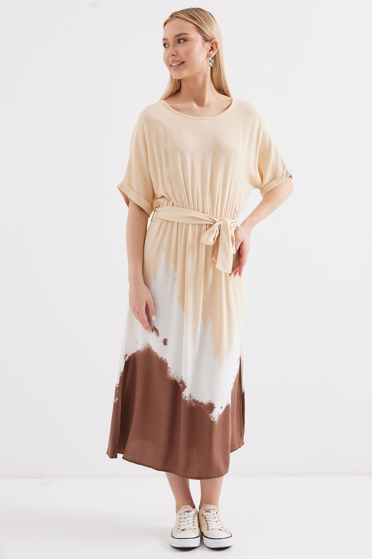 Cream Women Dress