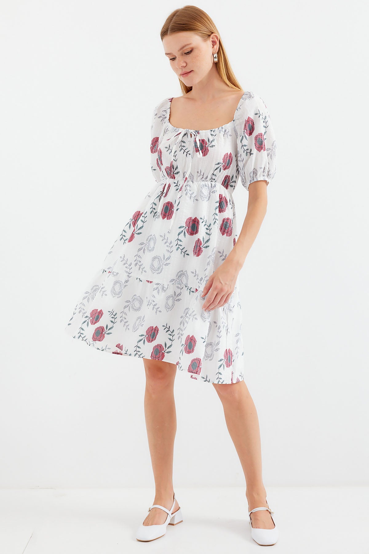 Ecru Women Dress