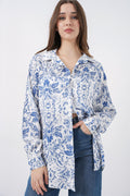 Light Blue Women Shirt