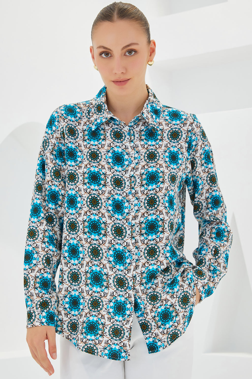 Blue Women Shirt