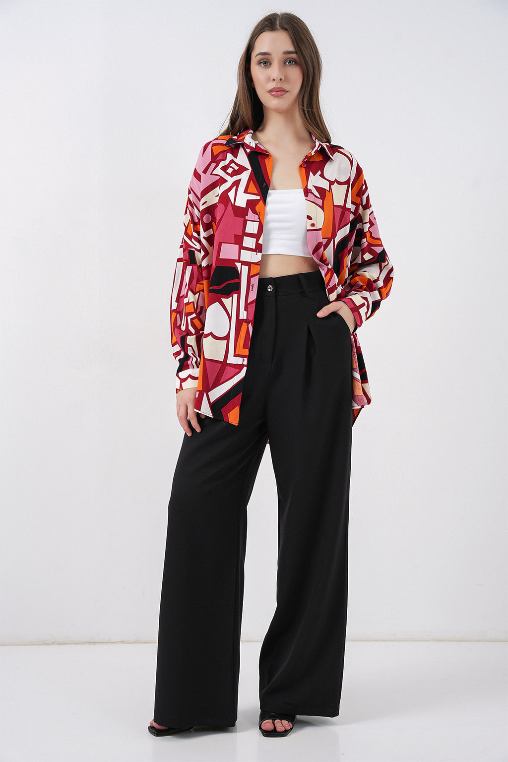 Burgundy Women Shirt