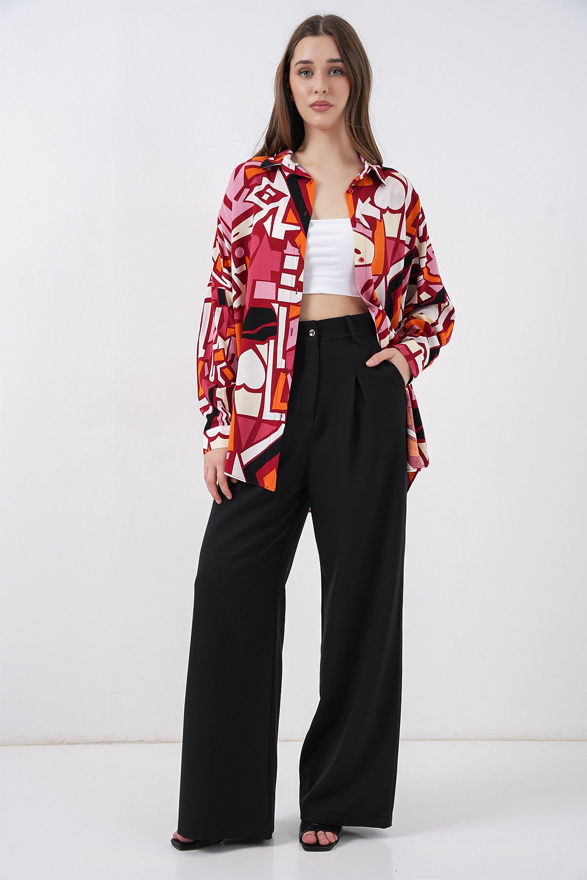 Burgundy Women Shirt