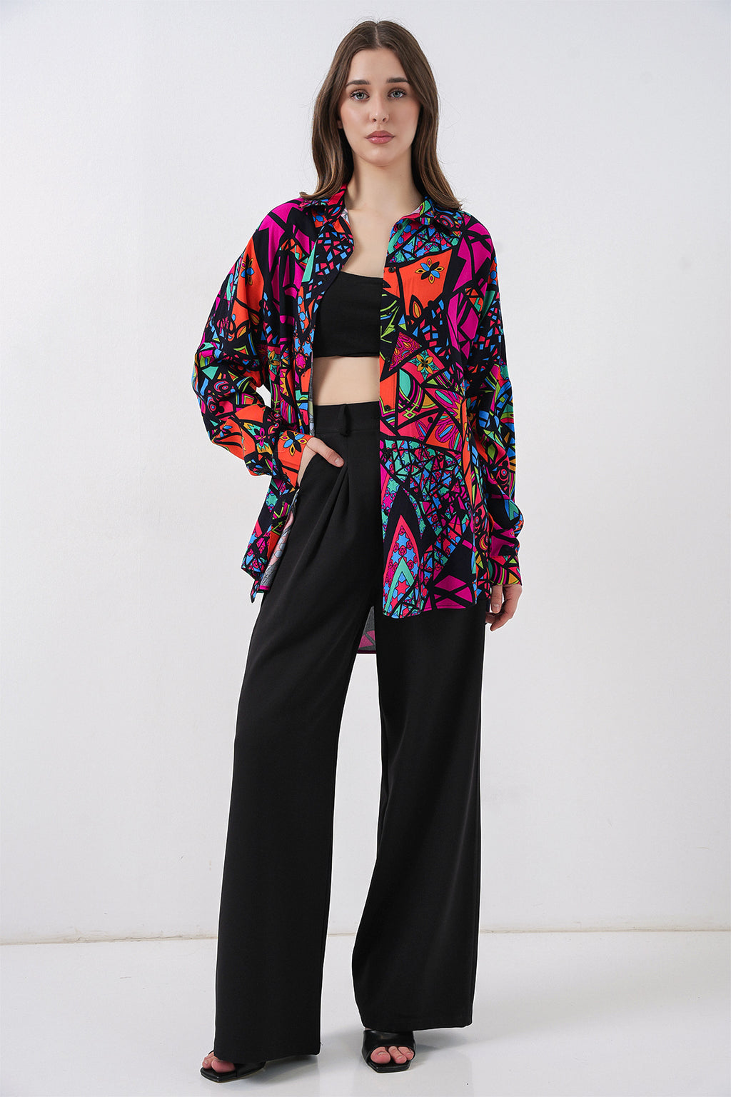 Fuchia Women Shirt