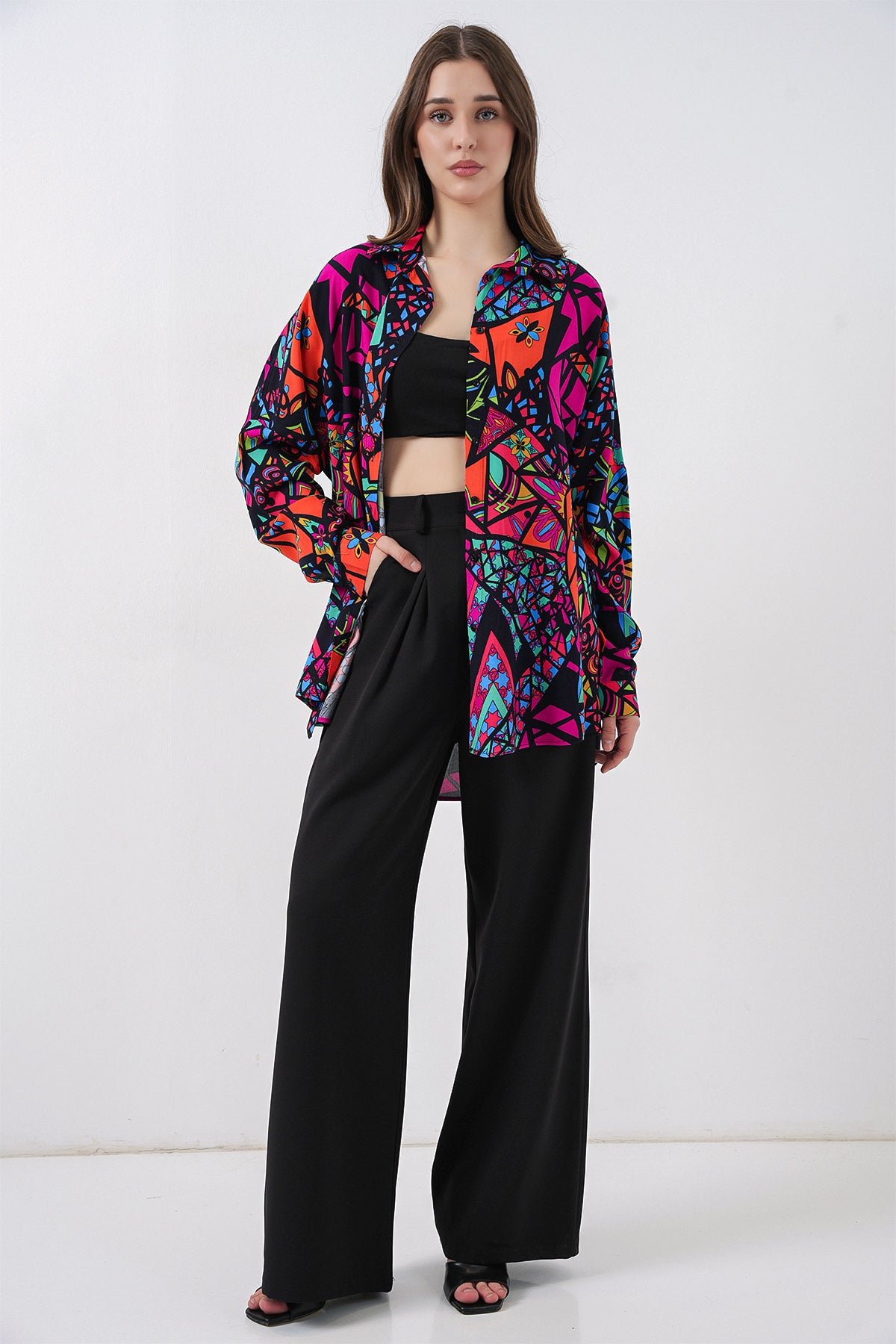 Fuchia Women Shirt