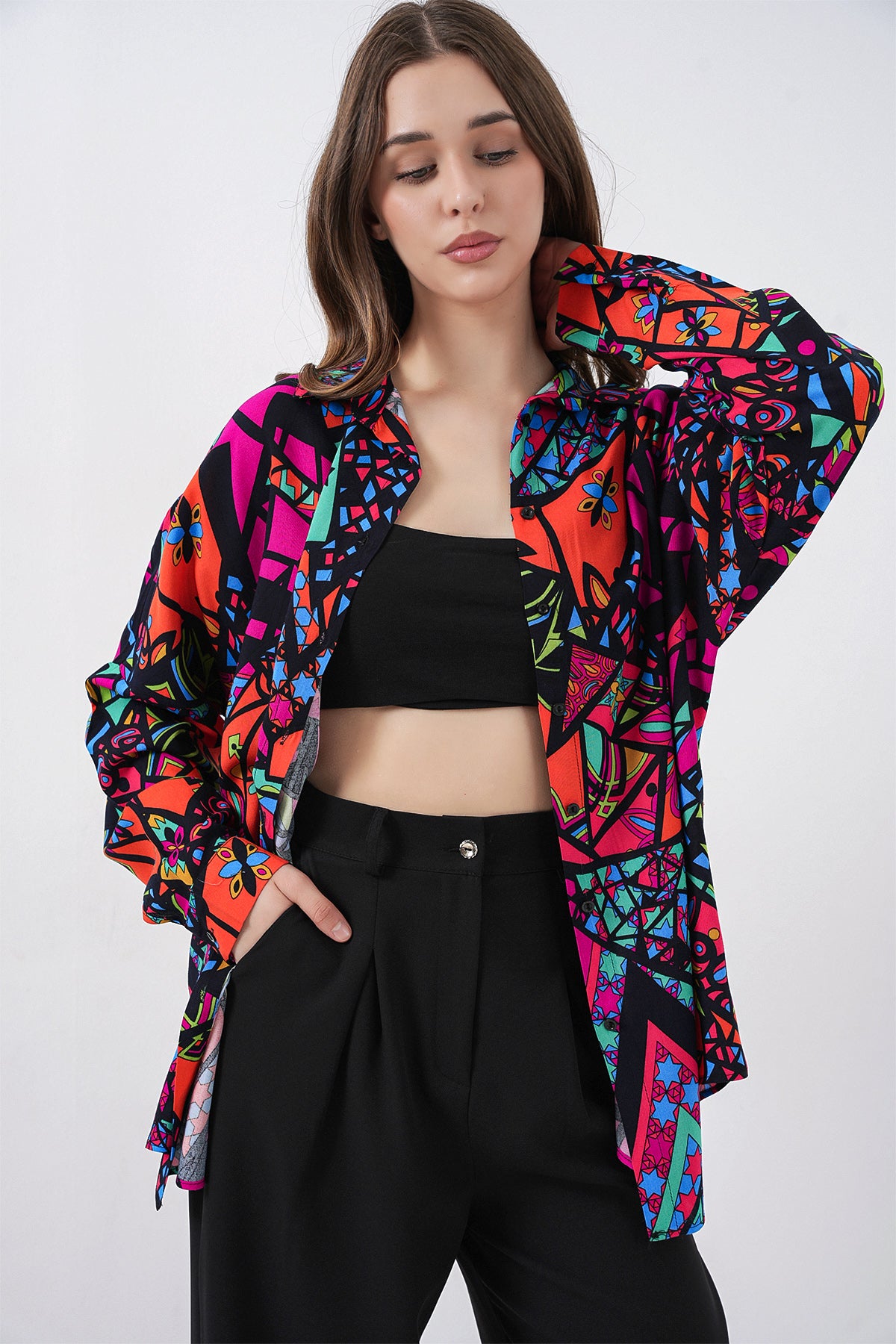 Fuchia Women Shirt