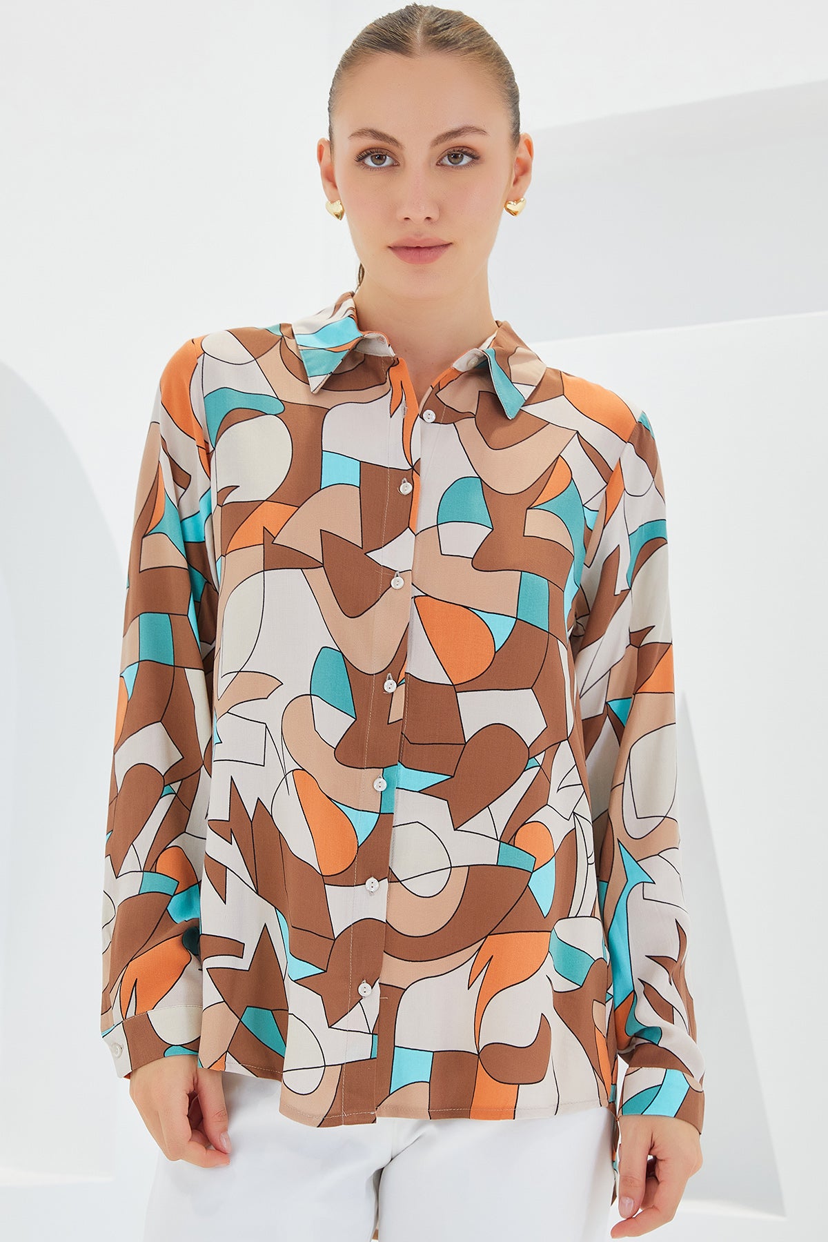 Milky Brown Women Shirt