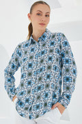 Turquoise Women Shirt