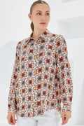 Orange Women Shirt
