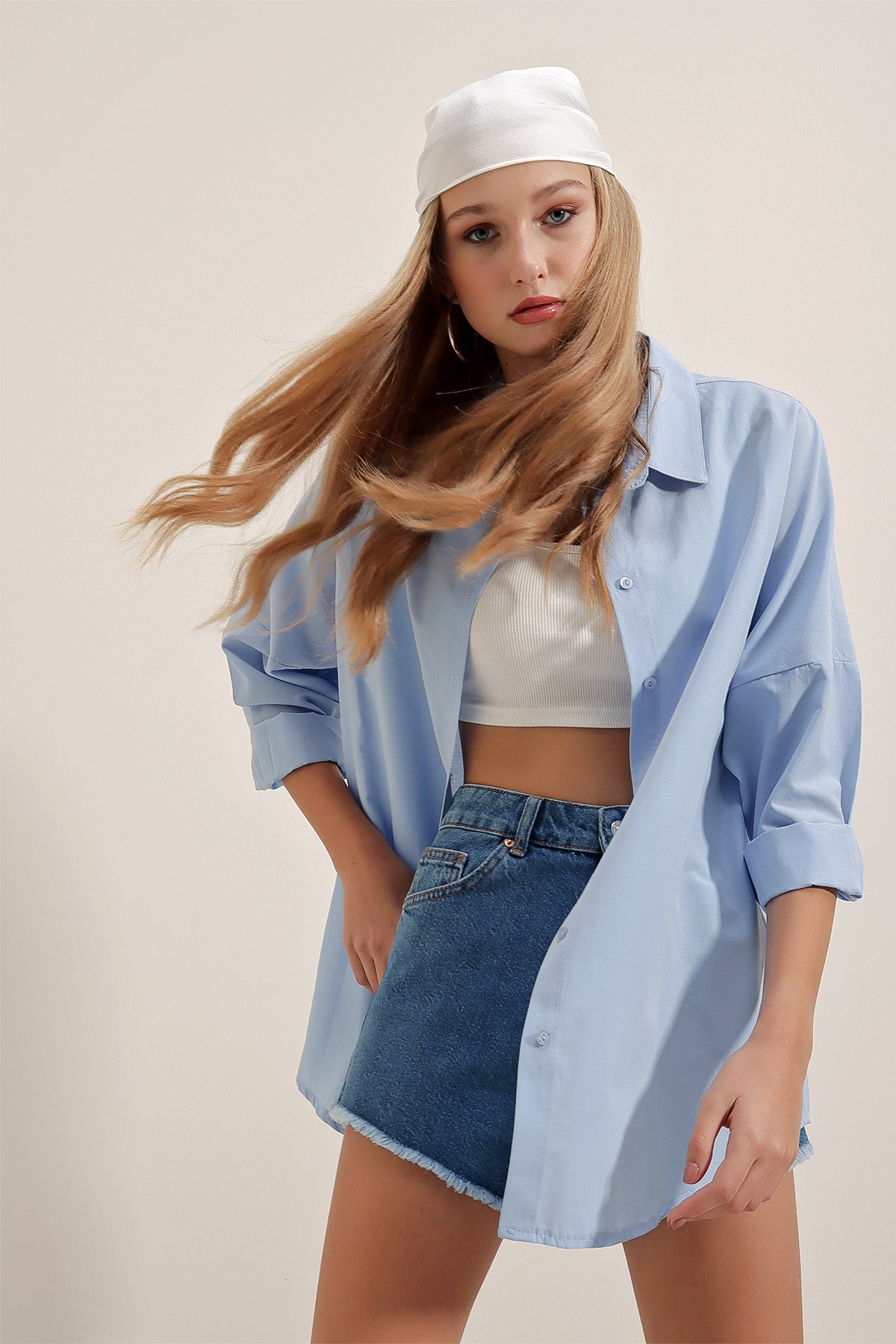 Blue Women Shirt
