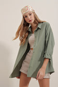 Khaki Women Shirt